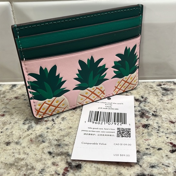 kate spade Accessories - Kate Spade Colada Small Slim Card Holder NWT